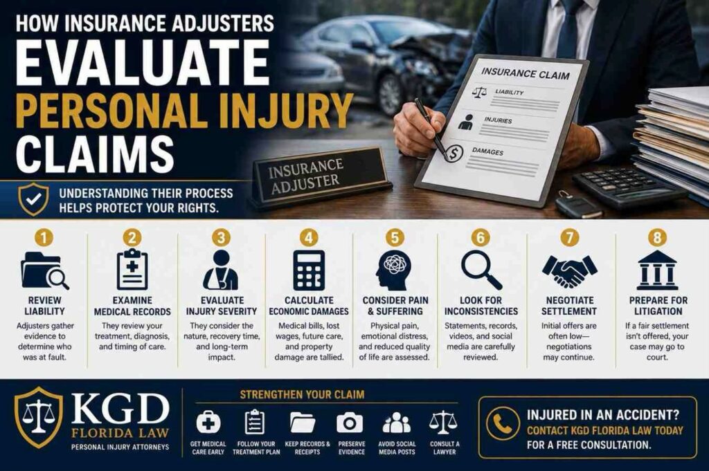 How Insurance Adjusters Evaluate Personal Injury Claims