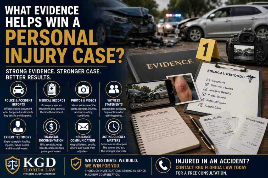 What Evidence Helps Win a Personal Injury Case?