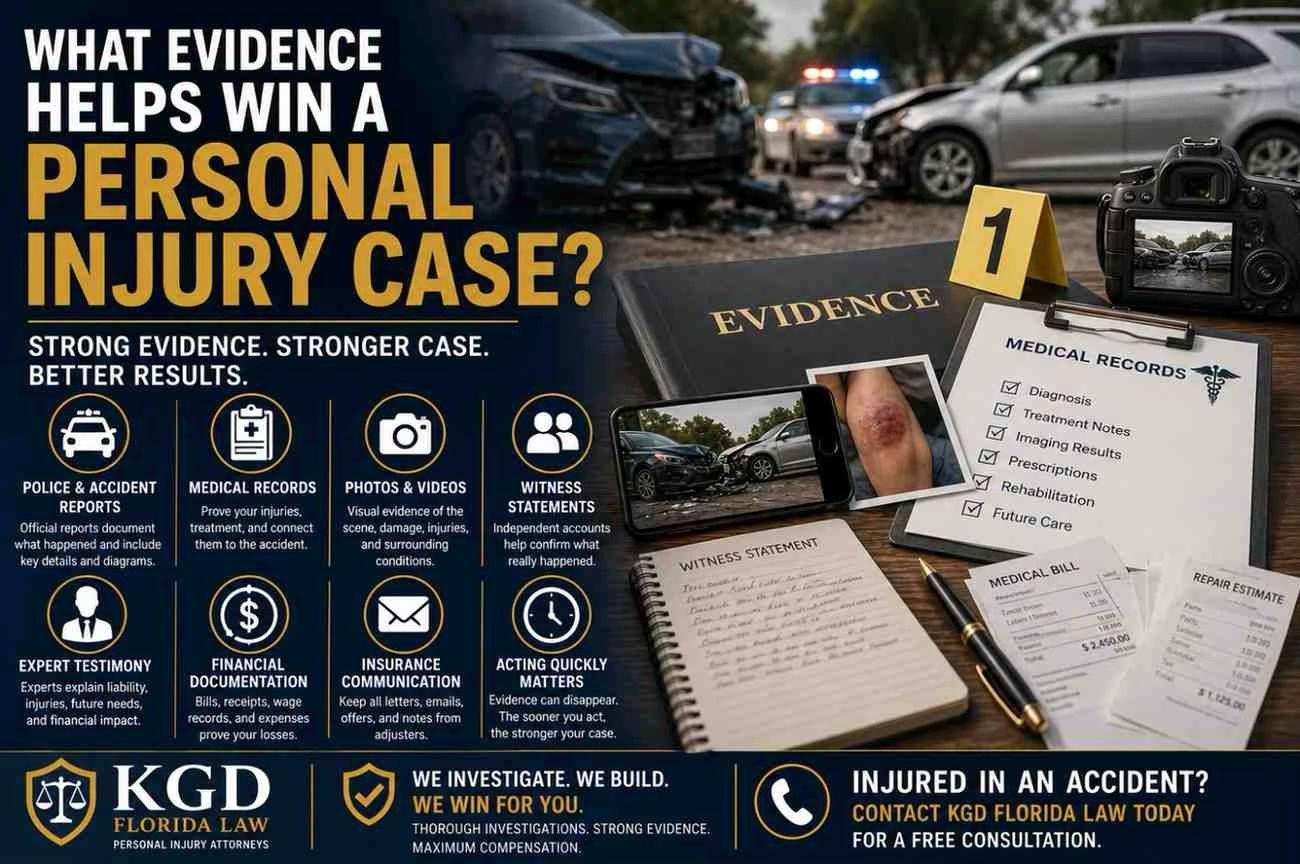What Evidence Helps Win a Personal Injury Case?