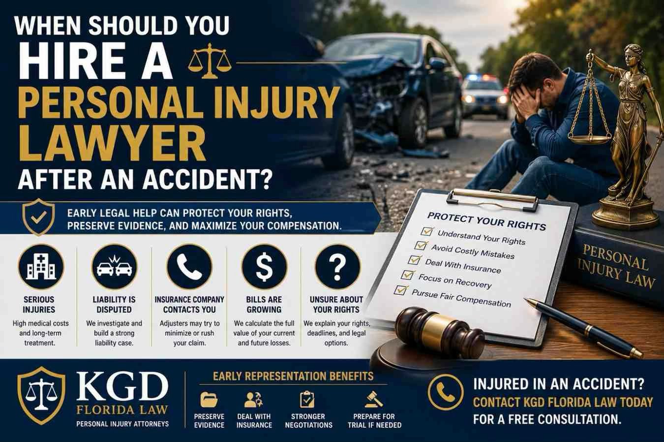 When Should You Hire a Personal Injury Lawyer After an Accident?